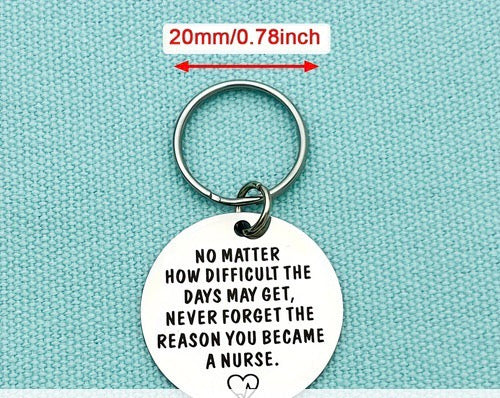 Motivational Keychain for Nurse