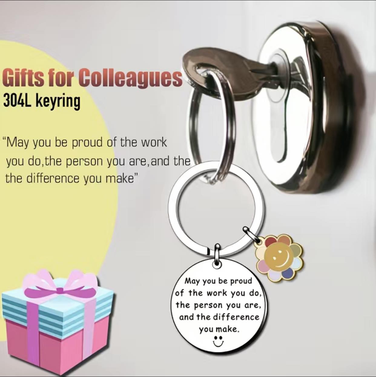 Motivational Keychain