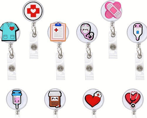 Medical Retractable Badge Reels – Nurse Chill
