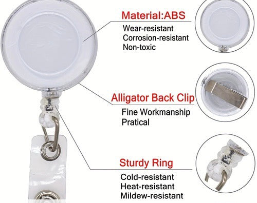 Medical Retractable Badge Reels