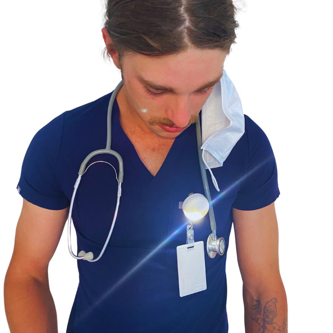 Night Shift Nurse Badge Reel Light, Retractable And Rechargeable Nurse Light Clip On Flashlight, Nurse Essentials Accessories For Work,Badge Lights