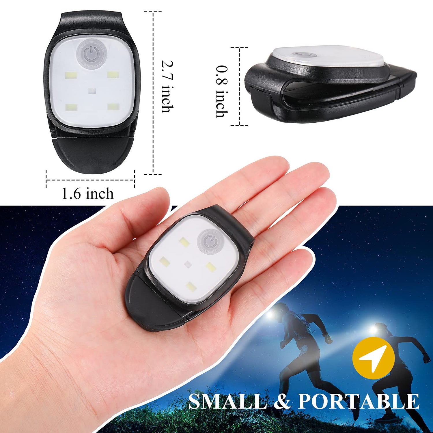 Nurses Hands Free Clip on Night Light
