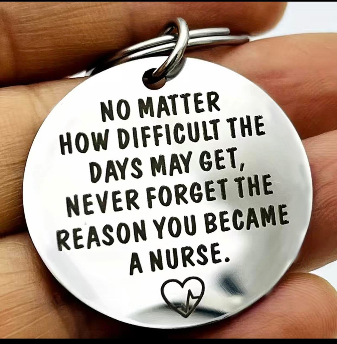 Motivational Keychain for Nurse