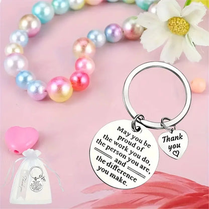 Motivational Thank you Keychain